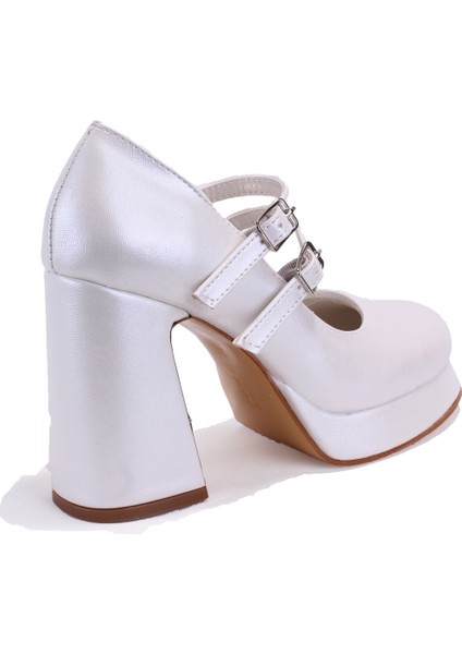 DZA07-337566 Sedef Platform Topuklu Kadın Ayakkabı fırsatları