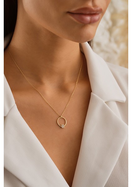 14 Ayar Altın Baget Kolye fiyatları