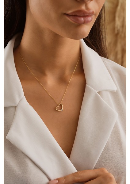 14 Ayar Altın Kalp Kolye fiyatları