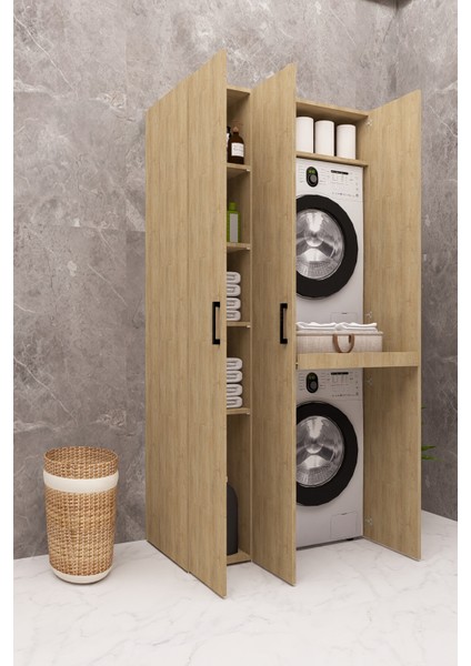 Mdf Çamaşır Makinesi Kurutma Makinesi Dolabı fiyatları