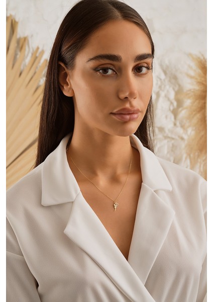 14 Ayar Altın Su Perisi Kolye modelleri