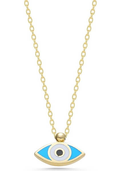 14 Ayar Altın Mineli Göz Kolye fırsatları