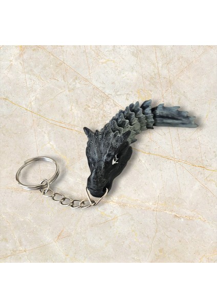 3D Dragon Figür Anahtarlık
