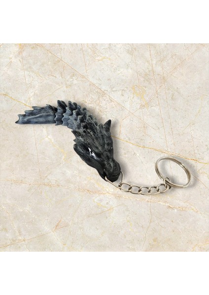 3D Dragon Figür Anahtarlık