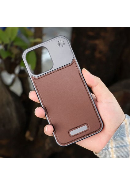 iPhone 15 Pro Max Koku Hazneli Magsefe Alüminyum Kılıf