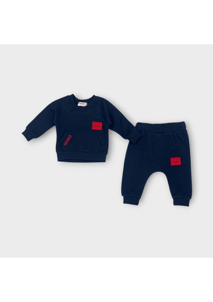 Baby Wafflel Kumaş Huyco Desen Ikili Takım 6-24 Ay Unisex