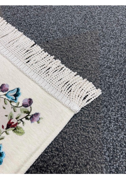 Şönil Kumaş Gülzar Seccade - Krem fırsatları