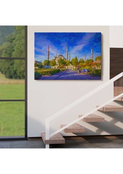 - Sultan Ahmet Camii Yağlıboya Görünüm Kanvas TABLO-3694 indirimleri