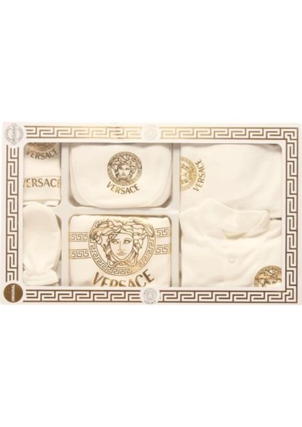 Baby Marka Versay Desen Yedili Set Unisex 0-6 Ay