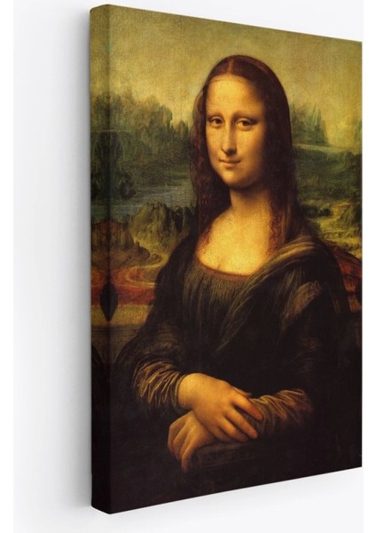- Leonardo Da Vinci'nin Ünlü Eseri Mona Lisa Kanvas TABLOSU-5126 fiyatları
