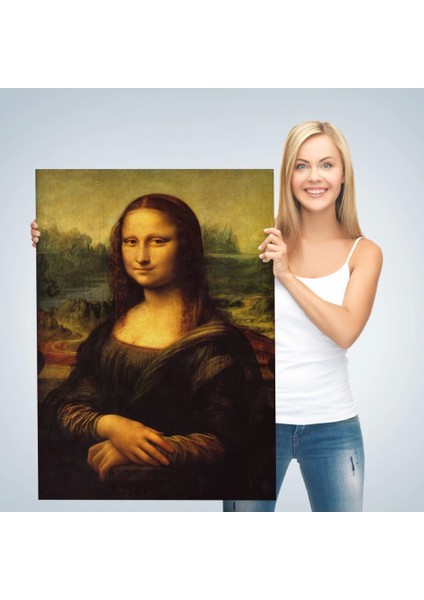 - Leonardo Da Vinci'nin Ünlü Eseri Mona Lisa Kanvas TABLOSU-5126 modelleri