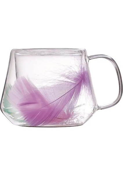 Double Feather 200 ml Cidarlı Kupa Bardak modelleri