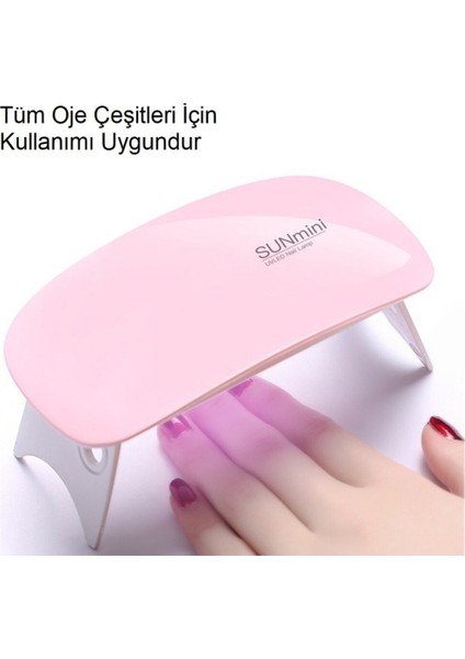6 Watt USB Uv LED Tırnak Oje Kurutma Makinesi