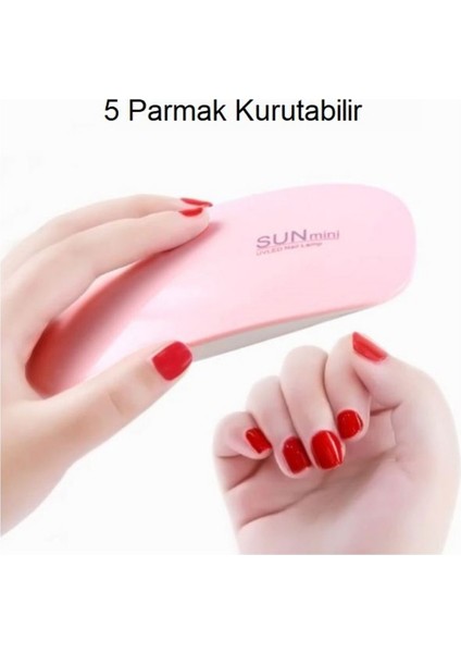 6 Watt USB Uv LED Tırnak Oje Kurutma Makinesi