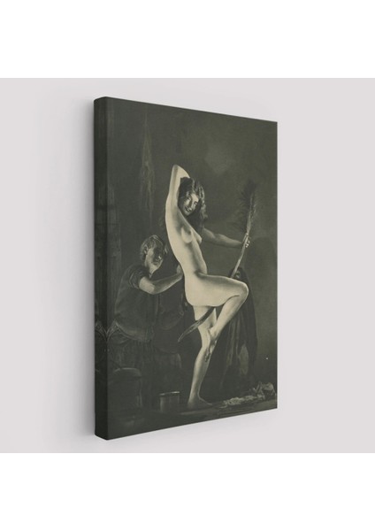 - William Mortensen Lamour 1934, Amerikan Grotesk Tuval Kanvas TABLO-5283