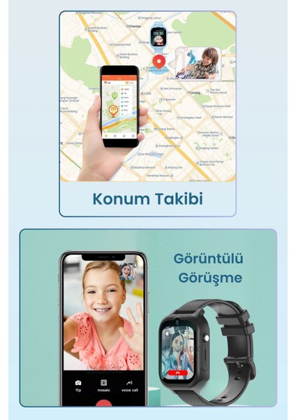 Hx Kids 4g Max Sim Kartlı Harvox Akıllı Çocuk Saati Gps Konum Takibi Arama Konuşma 4g Destekli fırsatları