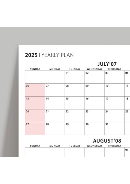 Amerikan Standardı Takvim, Üç Aylık Planlayıcı 2025 Duvar Takvimi Seti, 90 Günlük Planlama, 2025 Duvar Planlayıcı Takvim, Pazar Günü Başlangıçlı Takvim