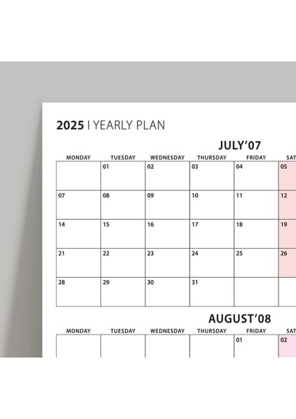 Üç Aylık Planlayıcı 2025 Duvar Takvimi Seti, 90 Günlük Planlama, 2025 Duvar Planlayıcı Takvim, Boho Renkler, 12 Hafta Planlayıcı Takvimi - 35X50CM