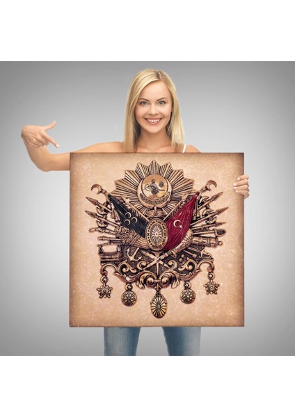 - Osmanlı Tuğrası Dekoratif Kanvas TABLO-5804 modelleri