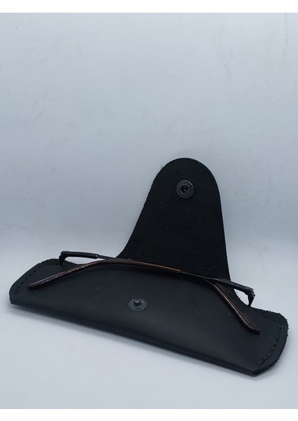 Hakiki Crazy Deri El Yapımı Handmade Unisex Gözlük Kabı fırsatları