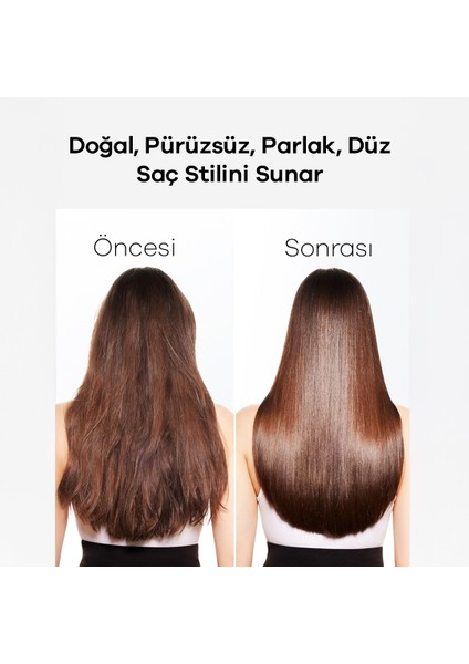 Airstrait Yüksek Hızlı Hava Üflemeli Saç Düzleştirici Islak / Kuru - Pembe