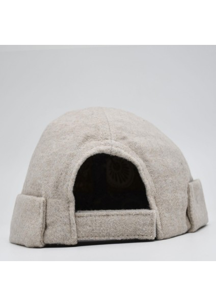 Etnik Desen Kısa Docker Şapka Vintage Cap Kasket