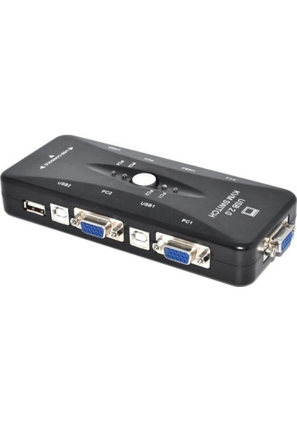 4 Port USB Kvm Switch 4 Pc Tek Monitör Kontrol