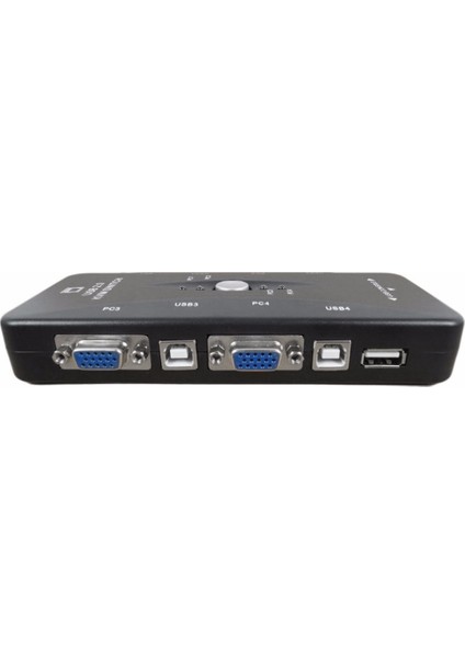 4 Port USB Kvm Switch 4 Pc Tek Monitör Kontrol