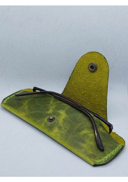 Hakiki Crazy Deri El Yapımı Handmade Unisex Gözlük Kabı fiyatları