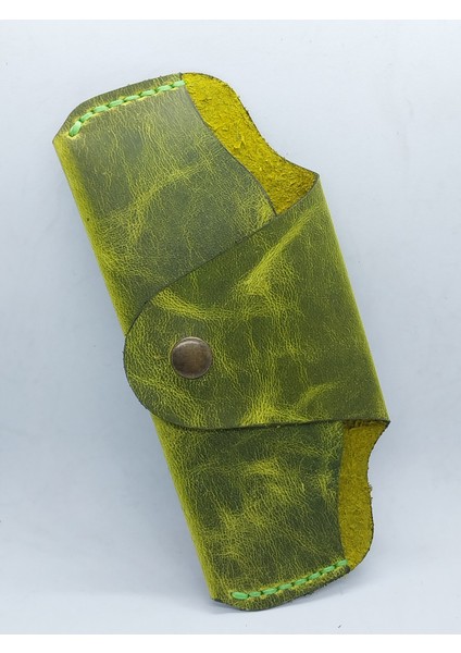 Hakiki Crazy Deri El Yapımı Handmade Unisex Gözlük Kabı fırsatları