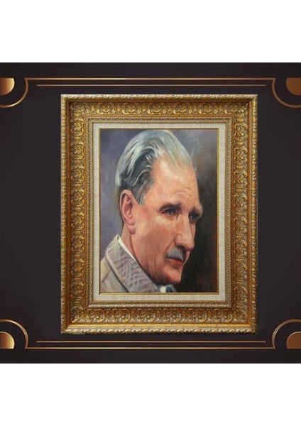Özel Altın Seri Atatürk Tablo ZN334