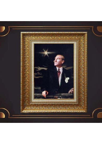 Özel Altın Seri Atatürk Tablo ZN45