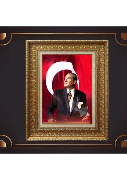 Özel Altın Seri Atatürk Tablo ZN98