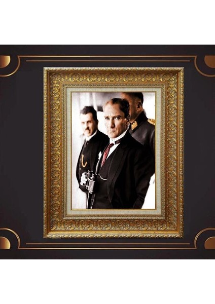 Özel Altın Seri Atatürk Tablo ZN332