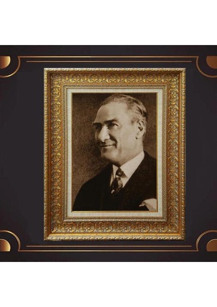 Özel Altın Seri Atatürk Tablo ZN38