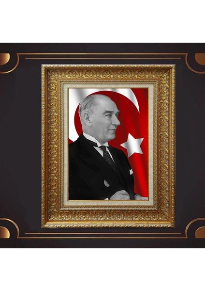 Özel Altın Seri Atatürk Tablo ZN85