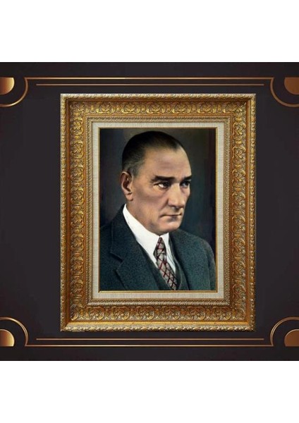 Özel Altın Seri Atatürk Tablo ZN15