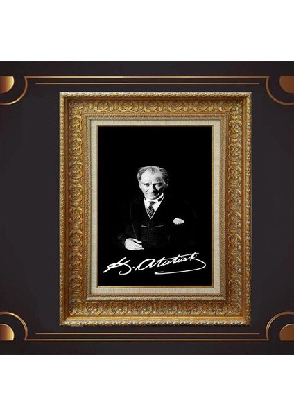 Özel Altın Seri Atatürk Tablo ZN715