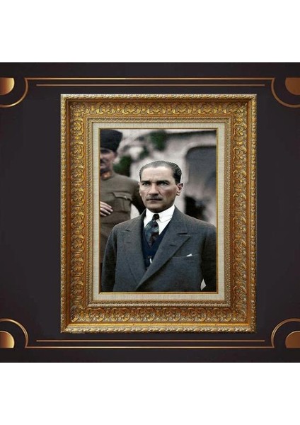 Özel Altın Seri Atatürk Tablo ZN428