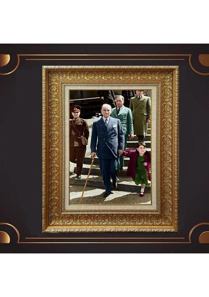 Özel Altın Seri Atatürk Tablo ZN464