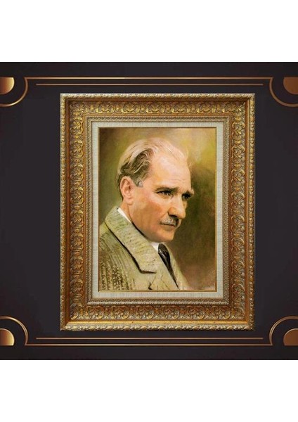 Özel Altın Seri Atatürk Tablo ZN427