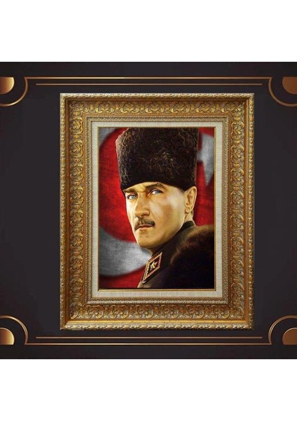 Özel Altın Seri Atatürk Tablo ZN724