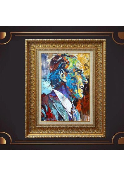 Özel Altın Seri Atatürk Tablo ZN66