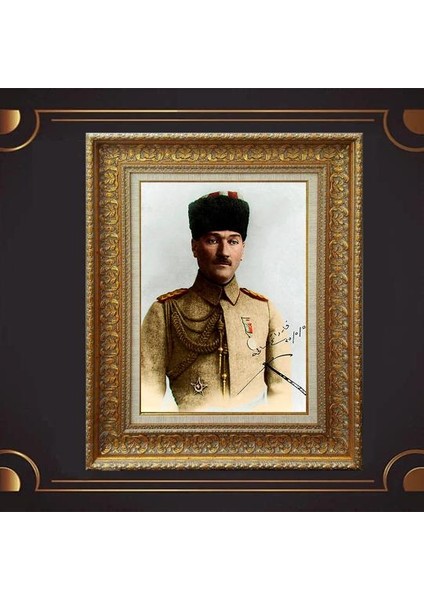 Özel Altın Seri Atatürk Tablo ZN716