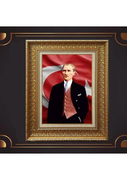 Özel Altın Seri Atatürk Tablo ZN650