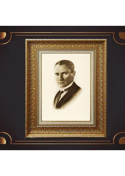 Özel Altın Seri Atatürk Tablo ZN330