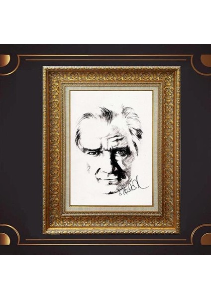 Özel Altın Seri Atatürk Tablo ZN184