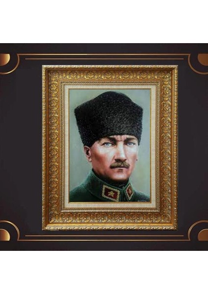 Özel Altın Seri Atatürk Tablo ZN574
