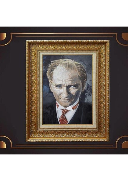 Özel Altın Seri Atatürk Tablo ZN577