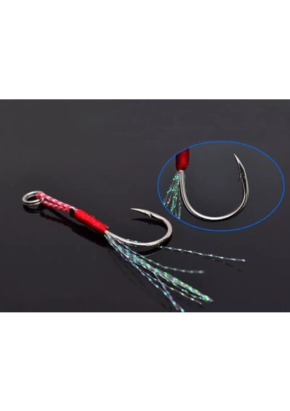 Jig Assist Iğne - 3 Adet - Jig Yardımcı Kanca ( 7g ile 15G Arası Jig Için )